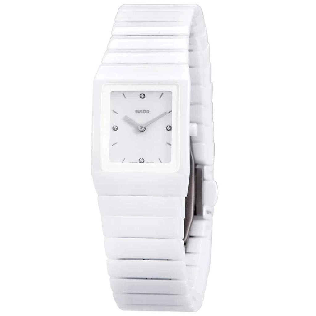 商品Rado|Ceramica White Diamond Dial Ladies Ceramic Watch R21703712,价格¥8014,第1张图片
