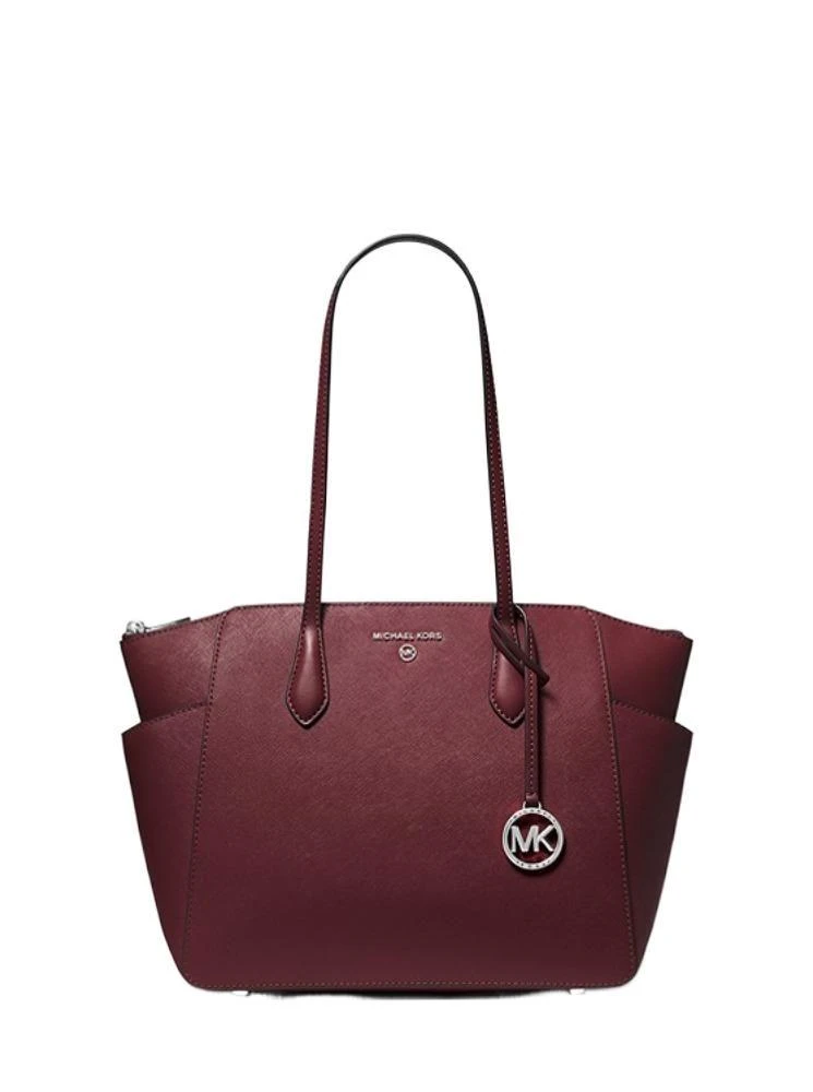 商品Michael Kors|Michael kors women's burgundy leather handbag,价格¥3394,第1张图片