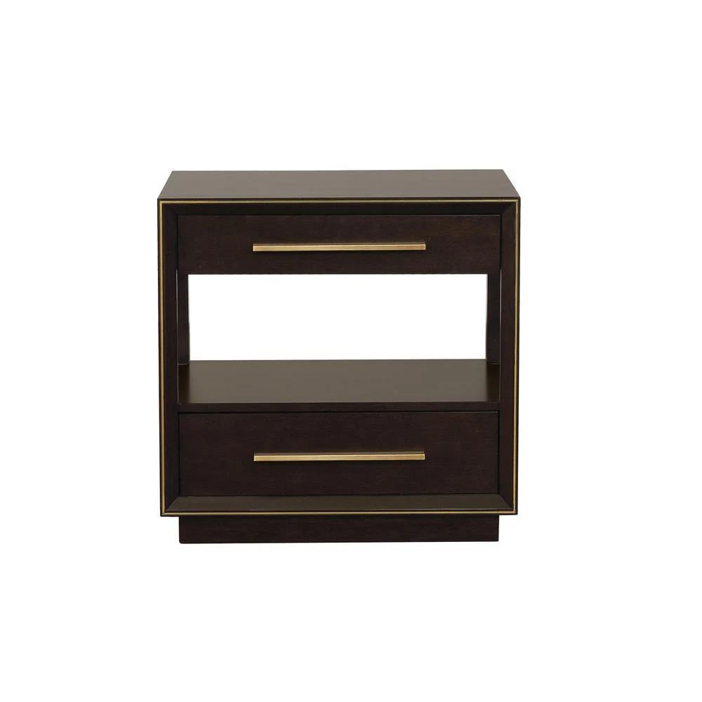 商品Coaster Co. of America|Durango 2-drawer Nightstand Smoked Peppercorn,价格¥3411,第1张图片