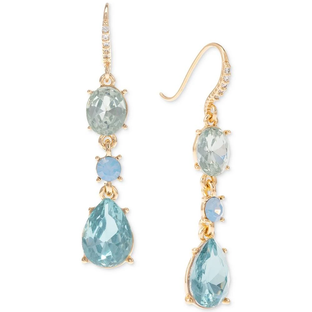 商品Charter Club|Crystal & Stone Linear Drop Earrings, Created for Macy's,价格¥56,第1张图片