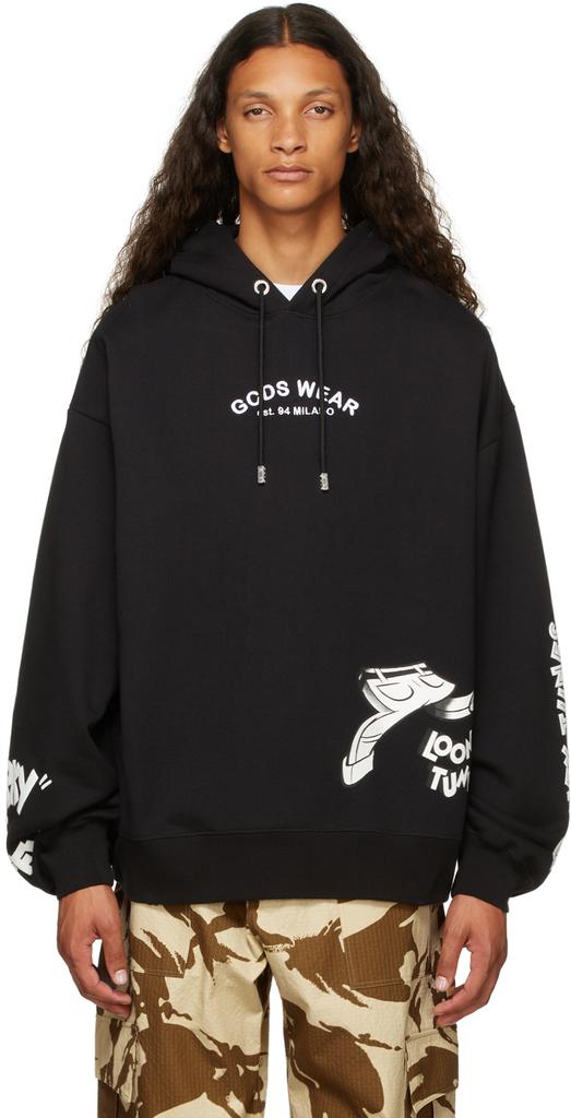 Black Looney Tunes Edition Fleece Hoodie商品第1张图片规格展示