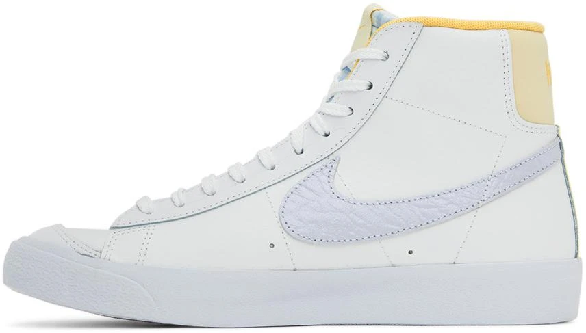 商品NIKE|Kids White & Purple Blazer Mid '77 Big Kids Sneakers,价格¥284,第3张图片详细描述