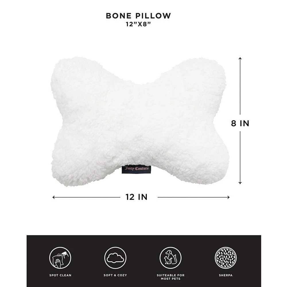 商品Juicy Couture|2-Piece Set Pet Throw Blanket Bone Pillow, Leopard With Paws,价格¥180,第5张图片详细描述