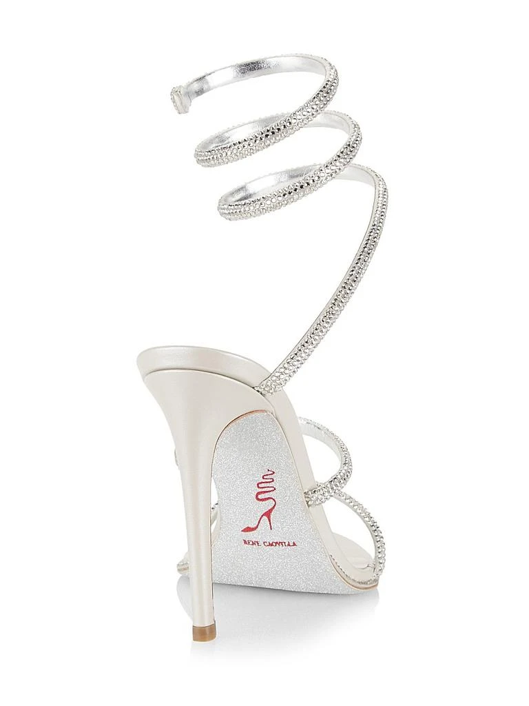 商品Rene Caovilla|Cleo Crystal-Embellished Wrap Sandals,价格¥5128,第3张图片详细描述