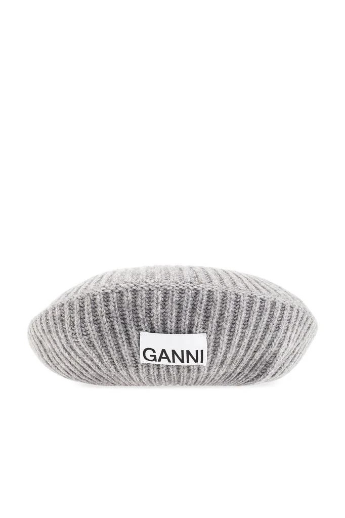 商品Ganni|Ganni Beret With Logo,价格¥408,第1张图片