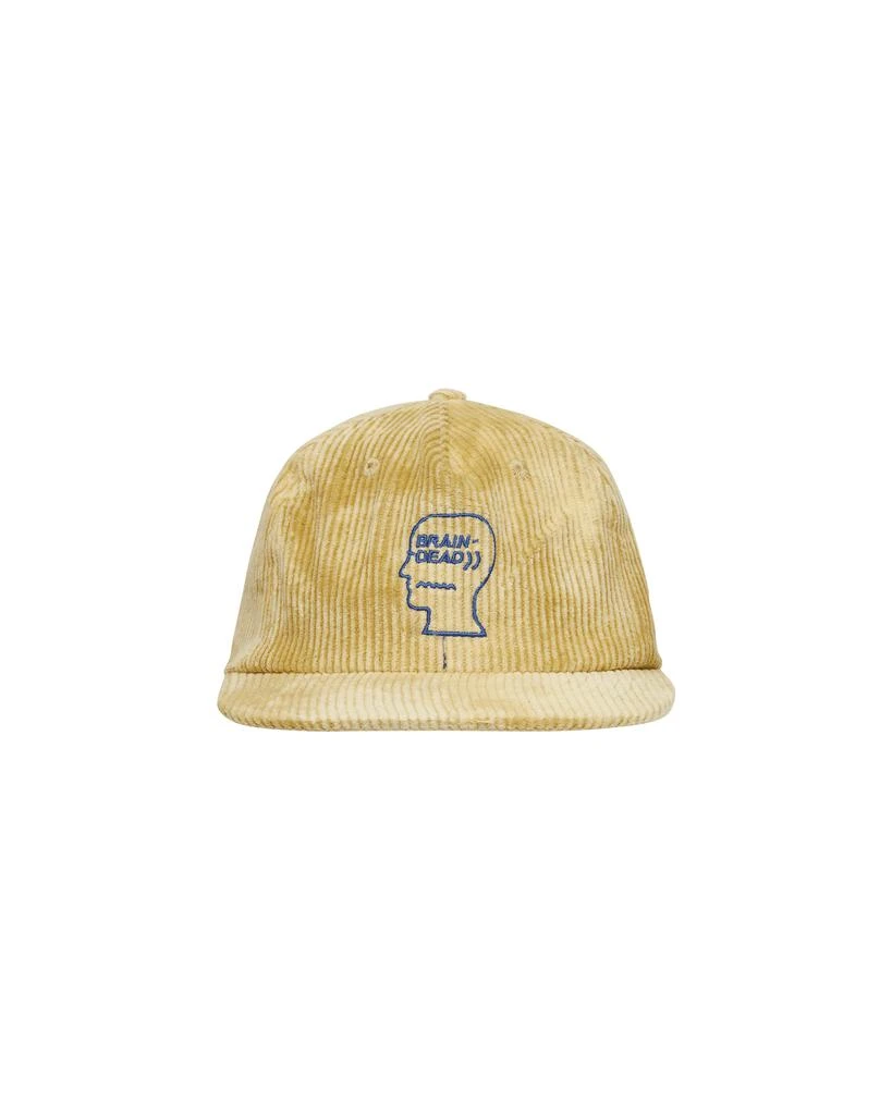 商品Brain Dead|Bleach Cord Logo Head Cap Yellow,价格¥299,第2张图片详细描述