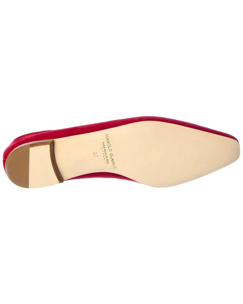 商品Manolo Blahnik|Manolo Blahnik Pitaneta Suede Loafer,价格¥3364,第4张图片详细描述
