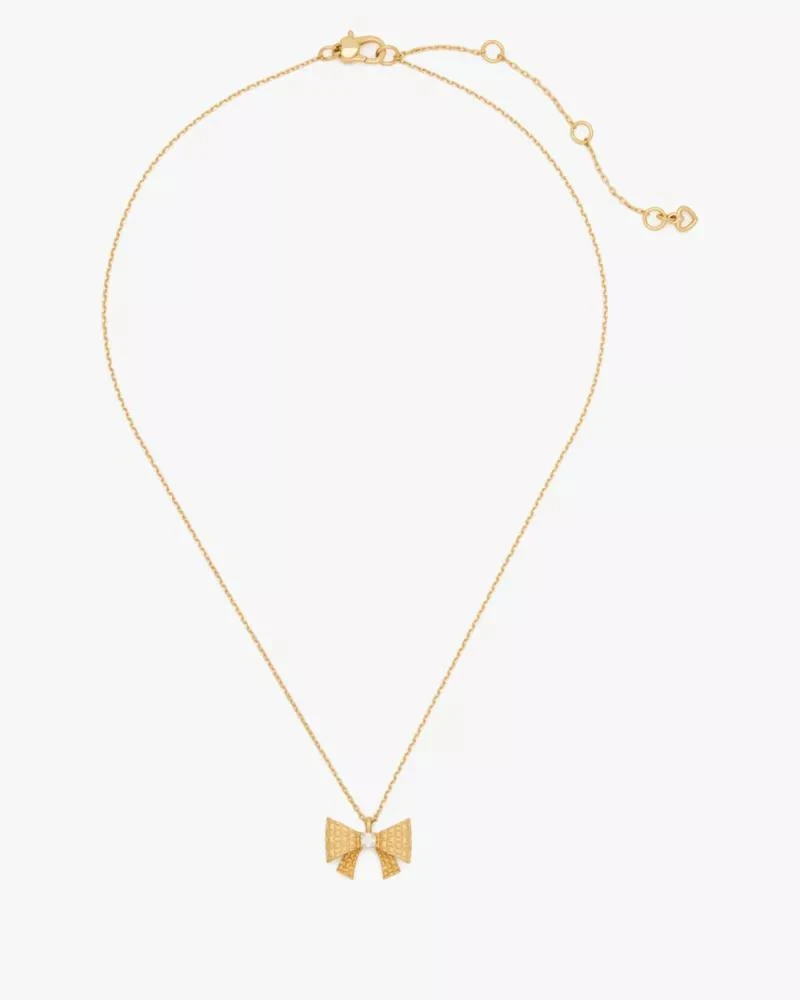 商品Kate Spade|Wrapped In A Bow Mini Pendant,价格¥221,第3张图片详细描述