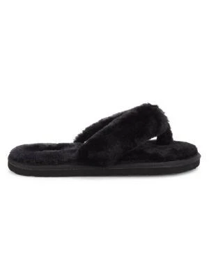 商品Puma|Faux Fur Flip Flops,价格¥119,第1张图片
