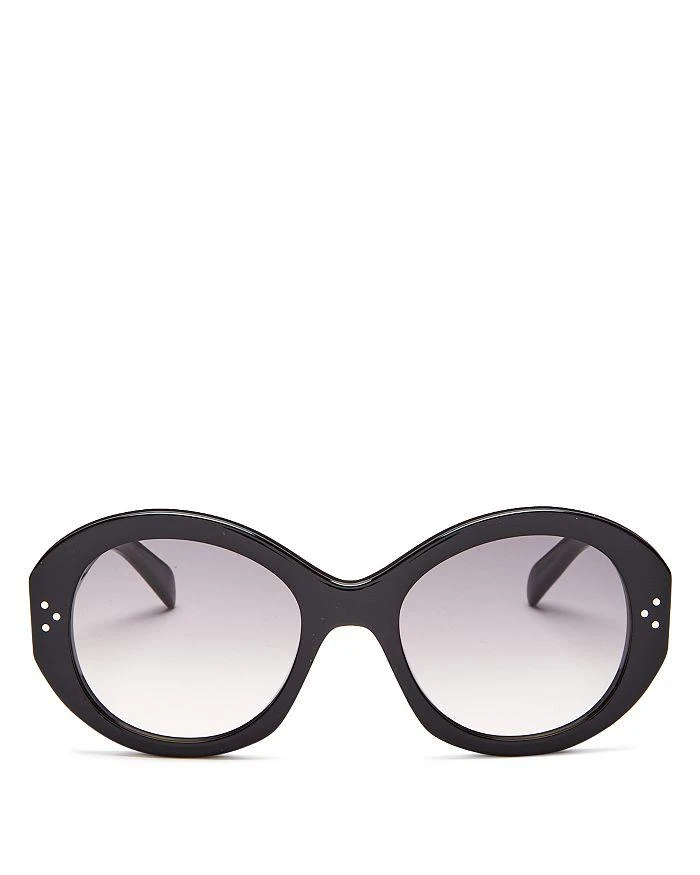 商品Celine|Bold 3 Dots Round Sunglasses, 53mm,价格¥3305,第4张图片详细描述