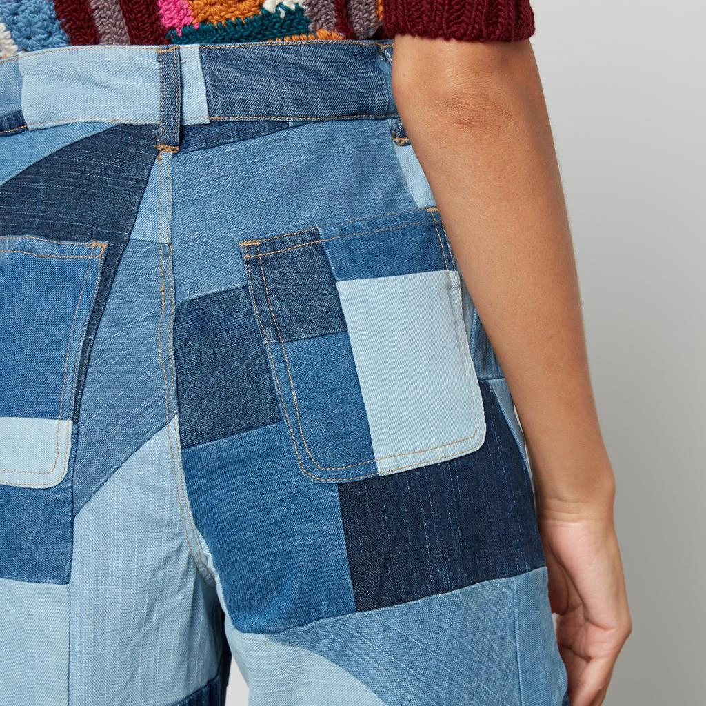 商品Sea New York|Sea New York Diego Patchwork Denim Jeans,价格¥745,第4张图片详细描述