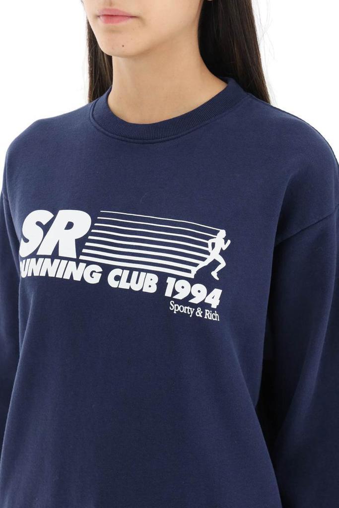 商品Sporty & Rich|Sporty rich sr running club sweatshirt,价格¥849,第6张图片详细描述
