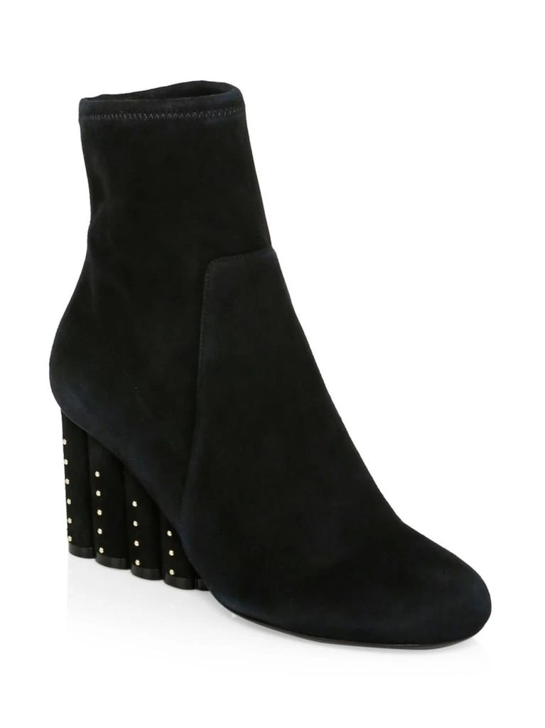 商品Salvatore Ferragamo|Gallio Suede Wedge Ankle Boots,价格¥3544,第2张图片详细描述