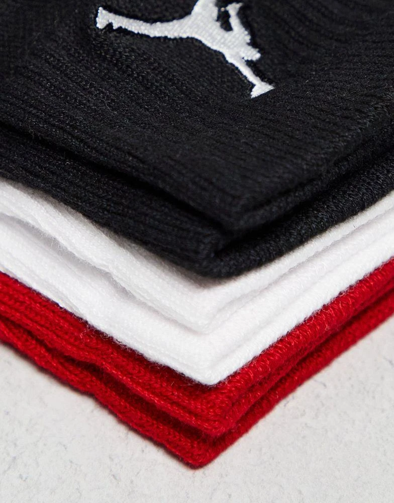 商品Jordan|Jordan Everyday Max 3 pack ankle socks in black/white/red,价格¥162,第3张图片详细描述