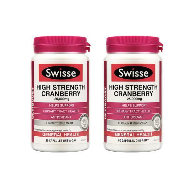 商品Swisse|swisse蔓越莓精华胶囊90粒女性卵巢保养妇科泌尿*2,价格¥488,第1张图片