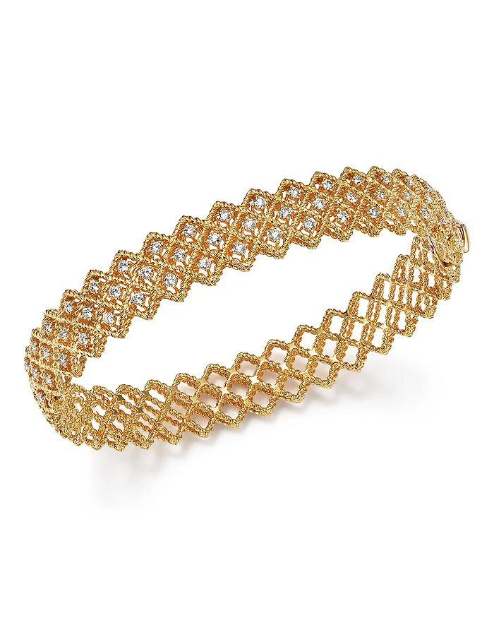 商品Roberto Coin|18K Yellow Gold New Barocco Diamond Bangle,价格¥35487,第1张图片