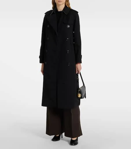 商品Burberry|Waterloo棉质华达呢风衣,价格¥22403,第2张图片详细描述
