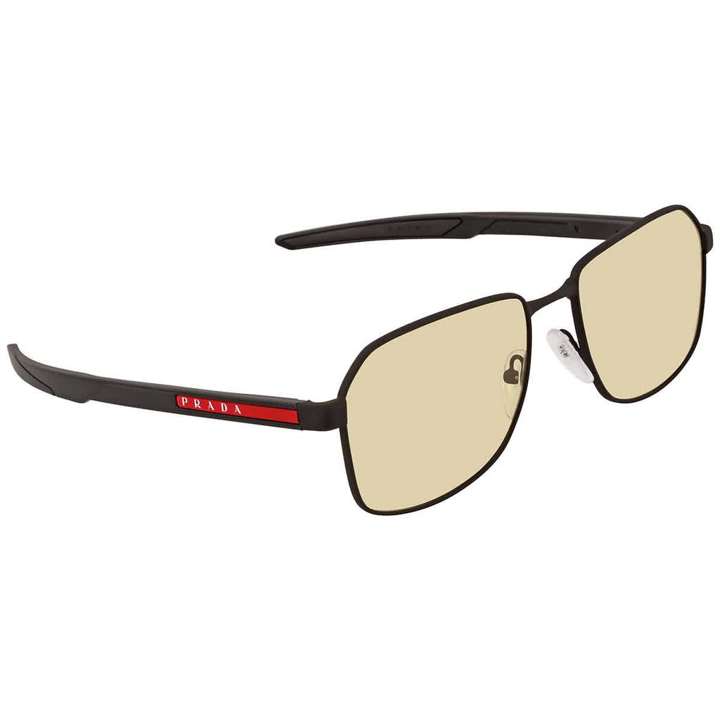 Brown Photochromic Rectangular Men's Sunglasses PS 54WS DG002S 57商品第1张图片规格展示