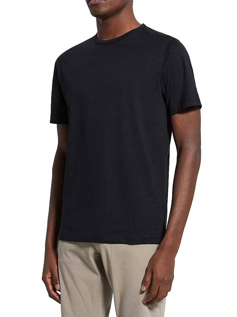 商品Theory|Precise Luxe Cotton T-Shirt,价格¥557,第4张图片详细描述