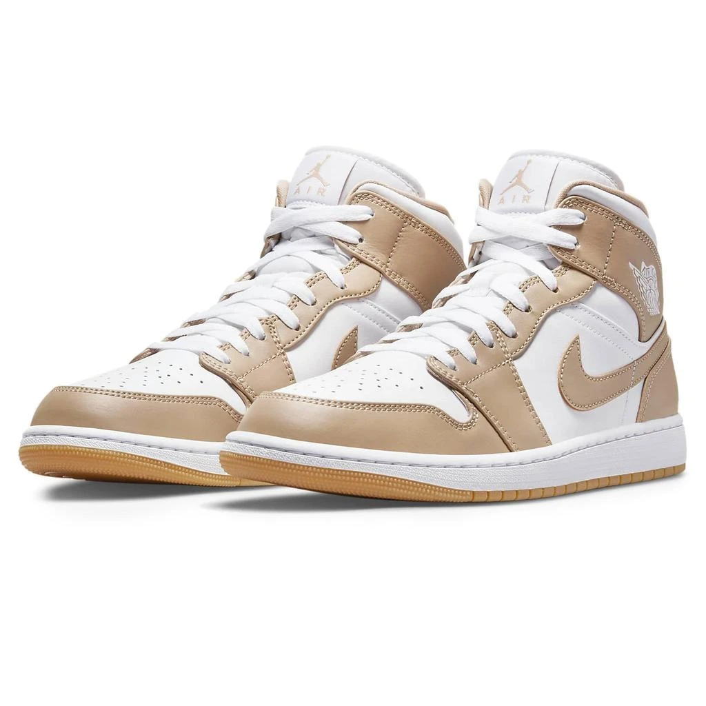 商品Jordan|Air Jordan 1 Mid Tan Gum,价格¥1581,第2张图片详细描述