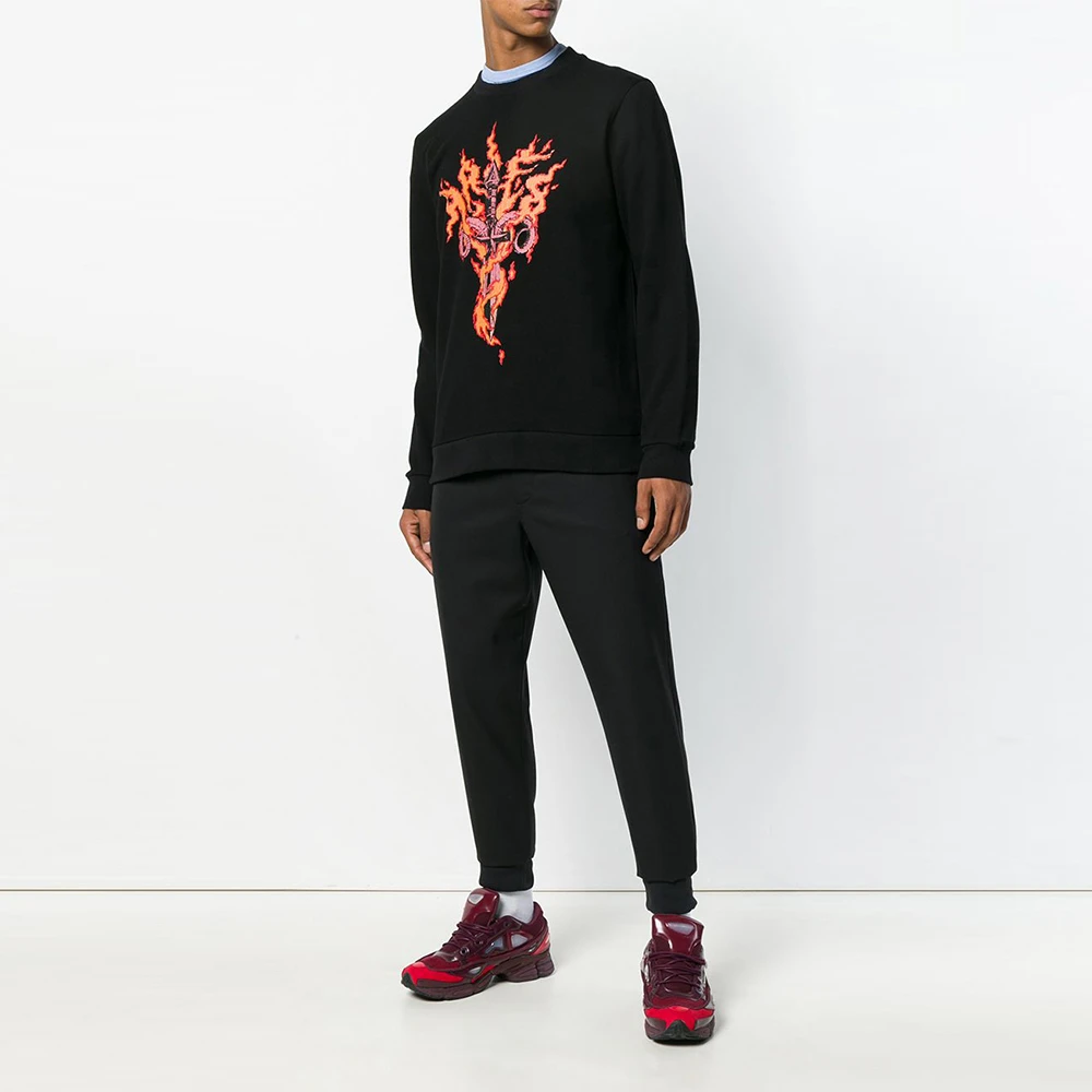 GIVENCHY 黑色男士卫衣/帽衫 BM70EL306C-001 商品