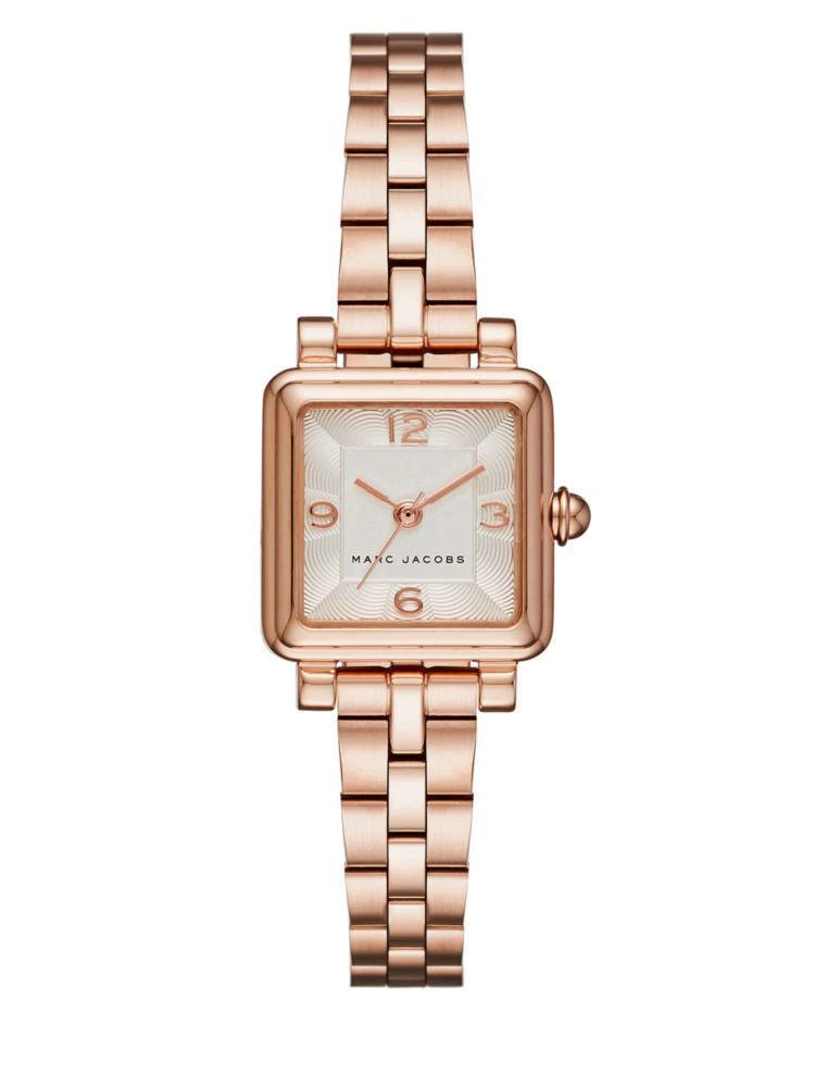 商品Marc Jacobs|Vic Rose Goldtone Stainless Steel Three-Hand Bracelet Watch,价格¥1691,第2张图片详细描述