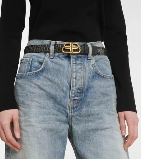 商品Balenciaga|BB leather belt,价格¥3574,第2张图片详细描述
