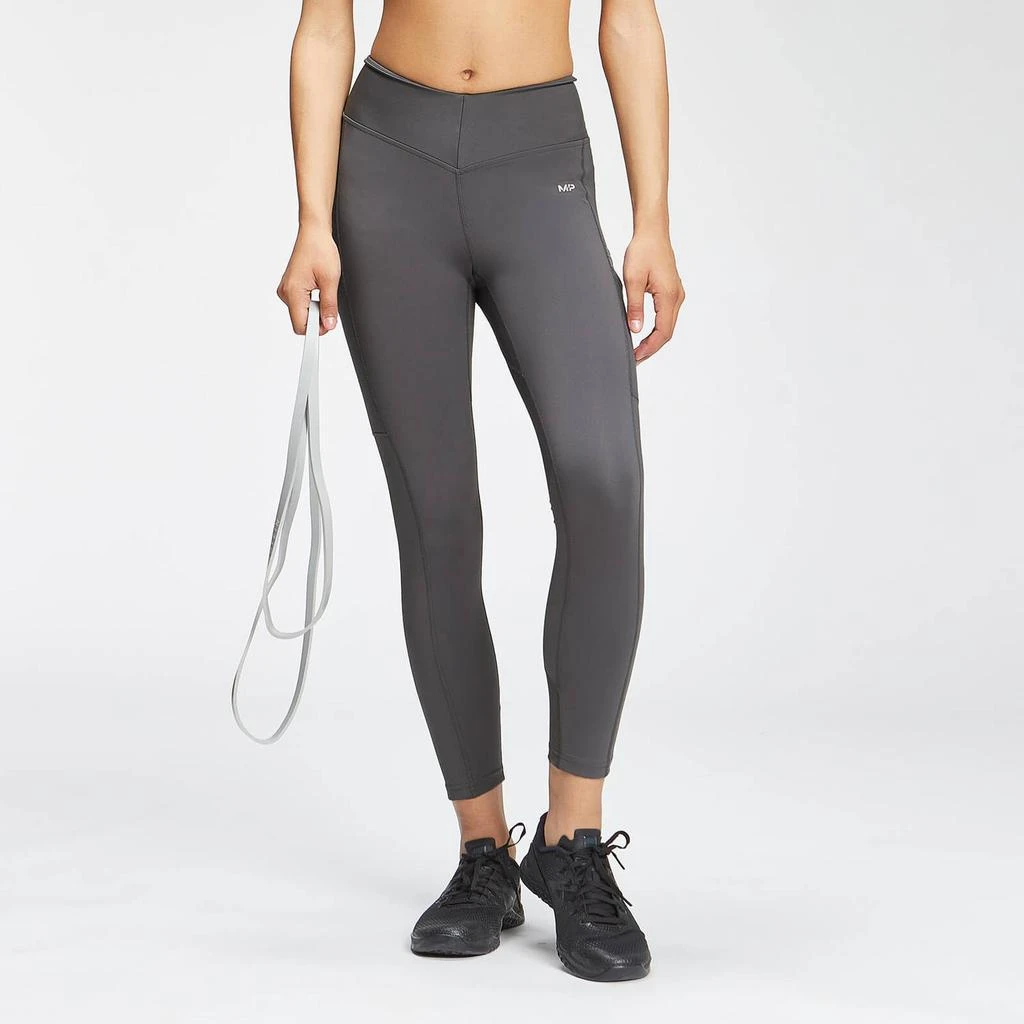 商品Myprotein|MP Women's Tempo 7/8 Repreve® Leggings - Carbon,价格¥143,第1张图片