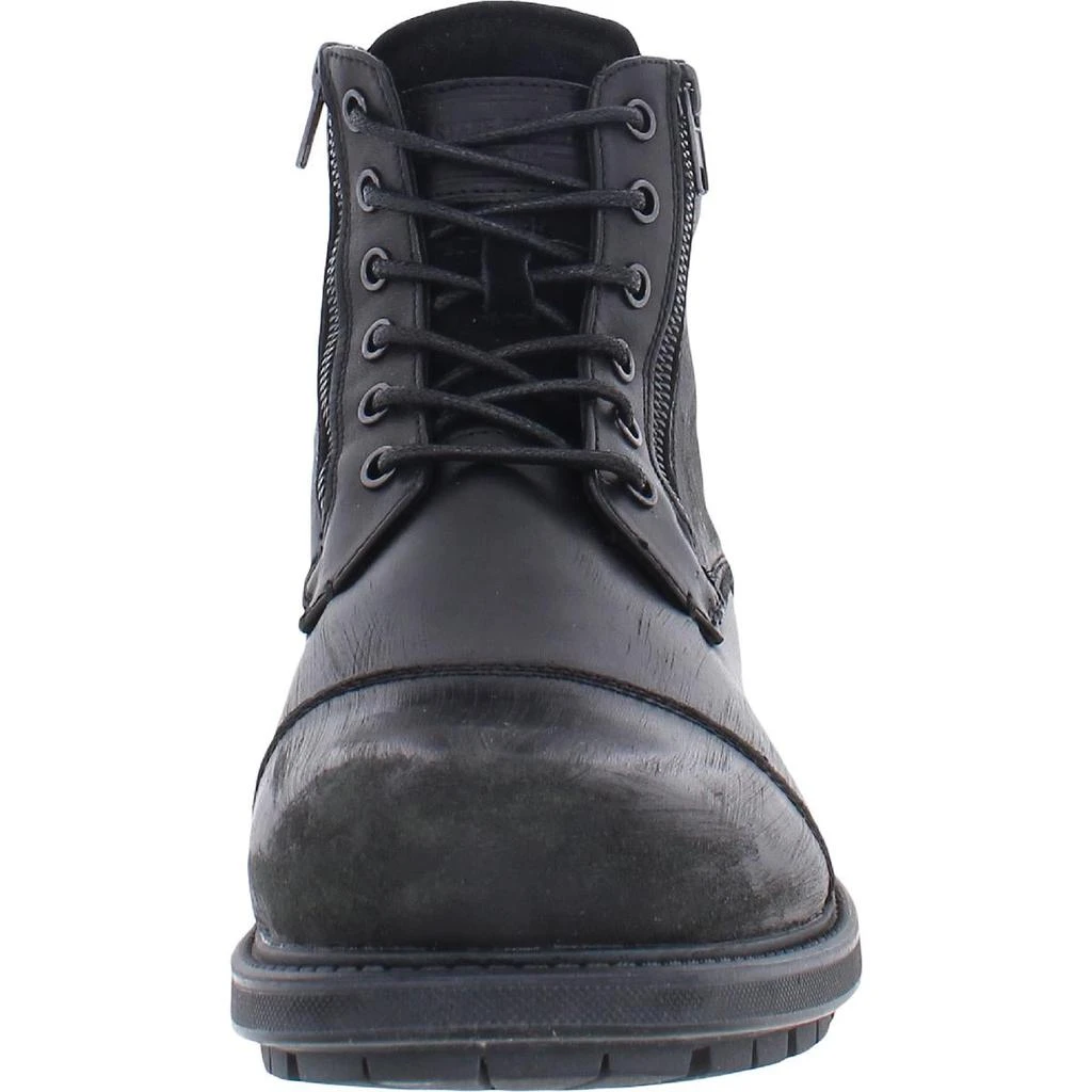 商品Steve Madden|Steve Madden Mens Ryker Leather Cap Toe Ankle Boots,价格¥330,第3张图片详细描述