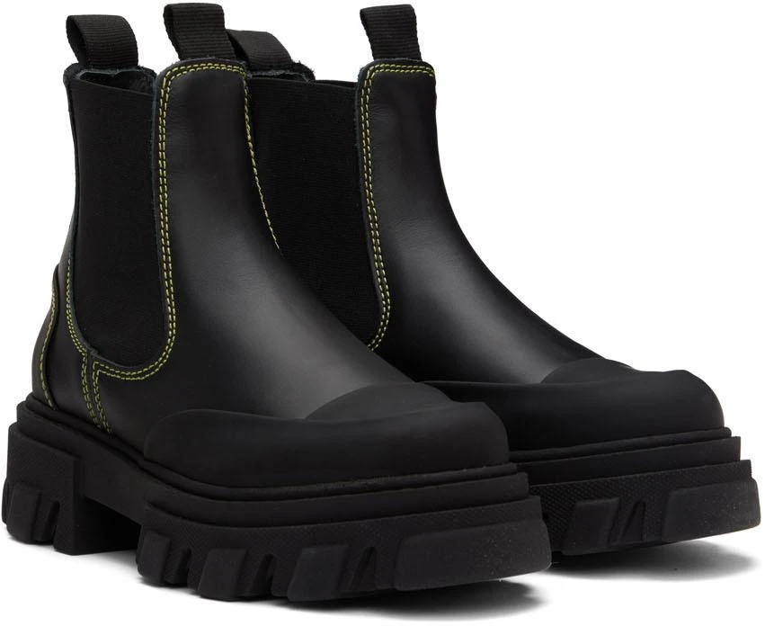 商品Ganni|Black Low Chelsea Boots,价格¥853,第4张图片详细描述