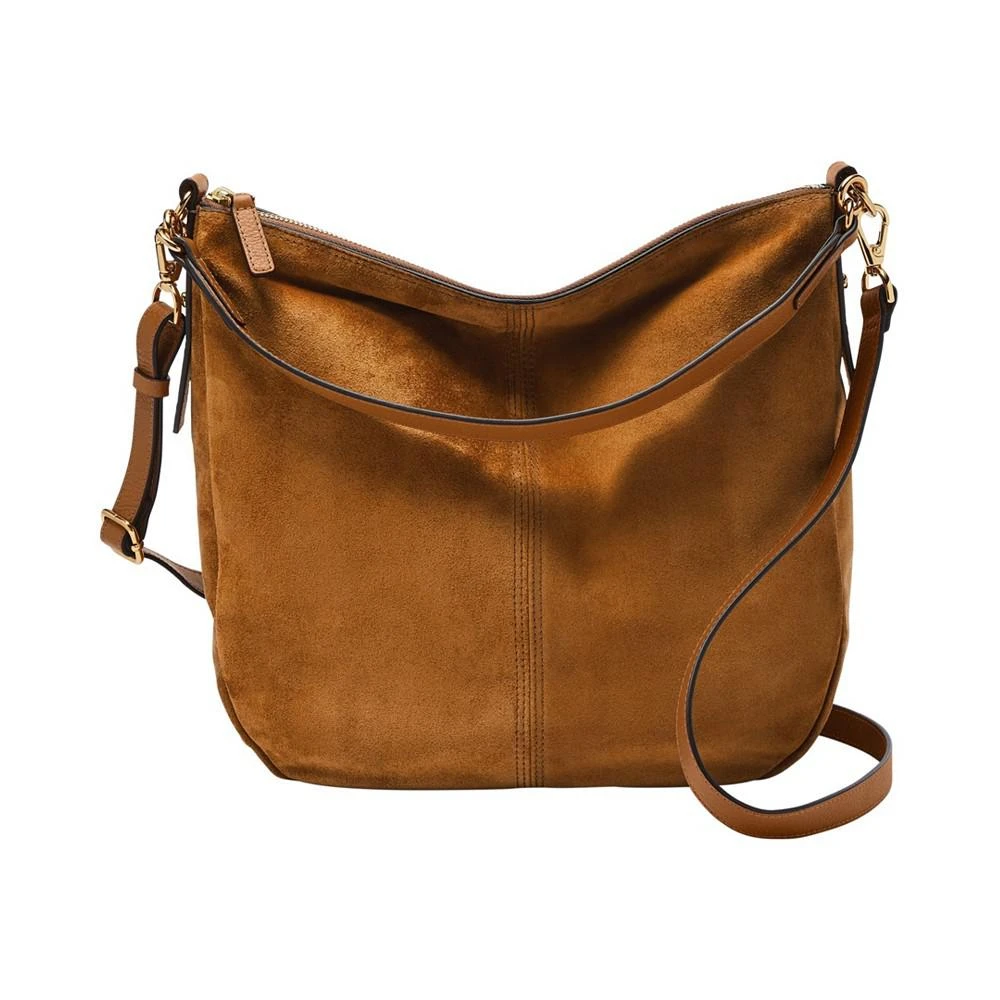 商品Fossil|Jolie Suede Leather Hobo Bag,价格¥1481,第1张图片