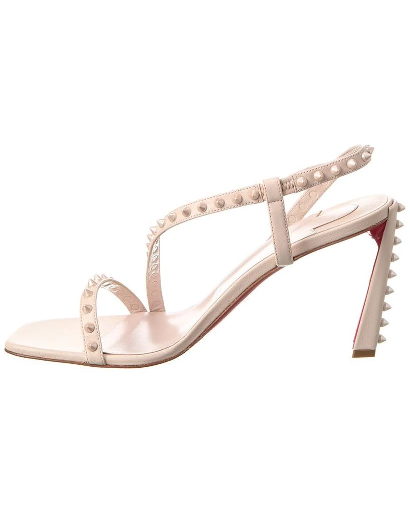 商品Christian Louboutin|Christian Louboutin Rosa Condorapik 85 Leather Slingback Sandal,价格¥5849,第2张图片详细描述