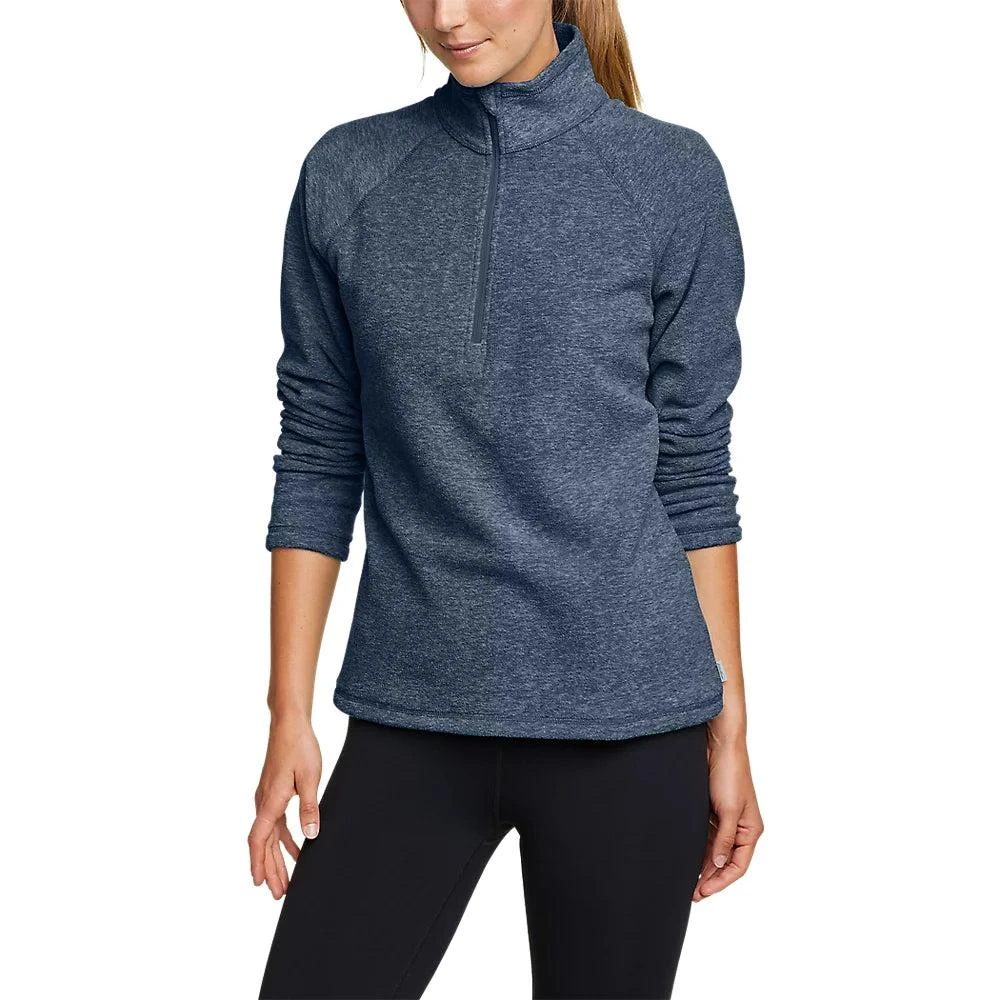 商品Eddie Bauer|Women's Fast Fleece Raglan-Sleeve 1/4-Zip - Solid,价格¥265,第5张图片详细描述