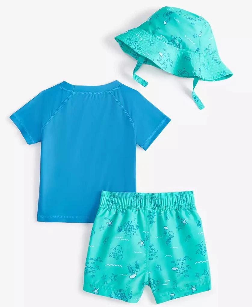 商品First Impressions|Baby Boys 3-Pc. Swim Set, Exclusively at Macy's,价格¥186,第2张图片详细描述