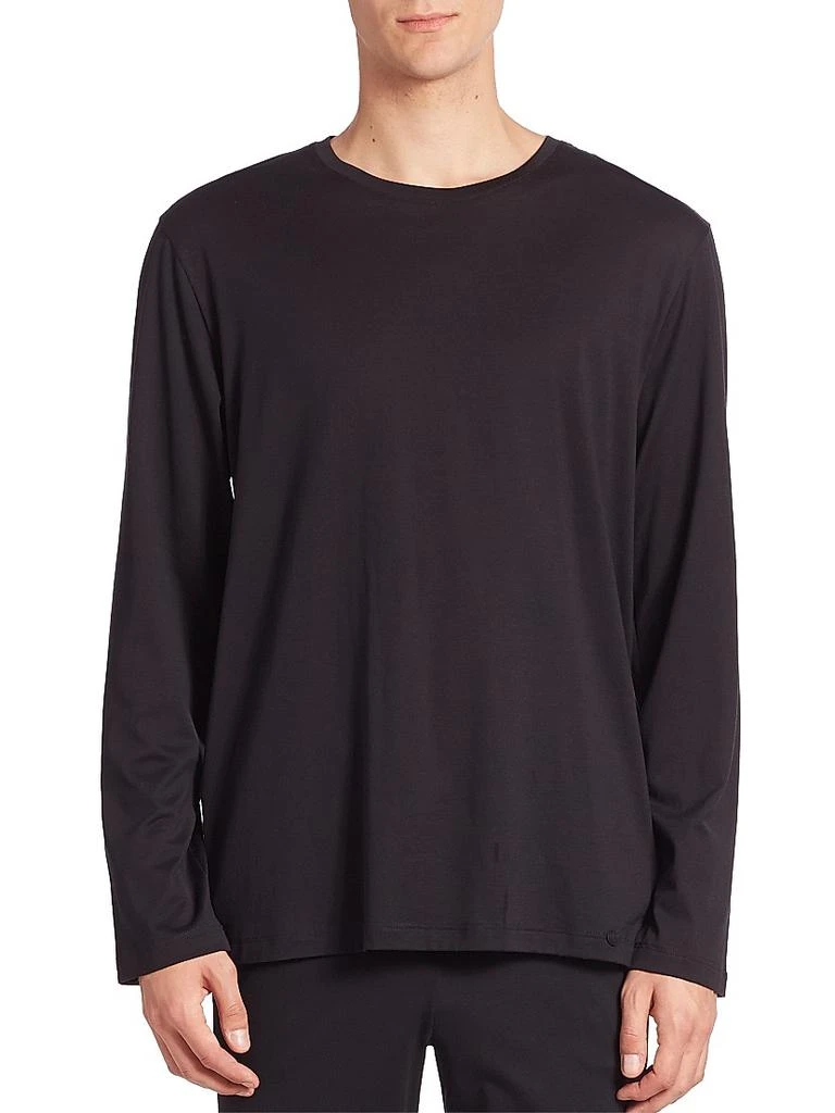 商品Hanro|Night And Day Solid Long Sleeve Tee,价格¥897,第3张图片详细描述