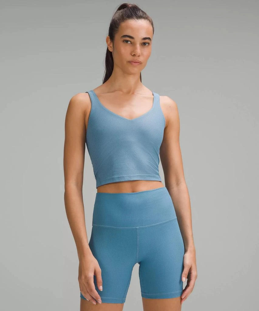 商品Lululemon|Scoop Neck Yoga Tank Top *Grid Texture,价格¥366,第3张图片详细描述