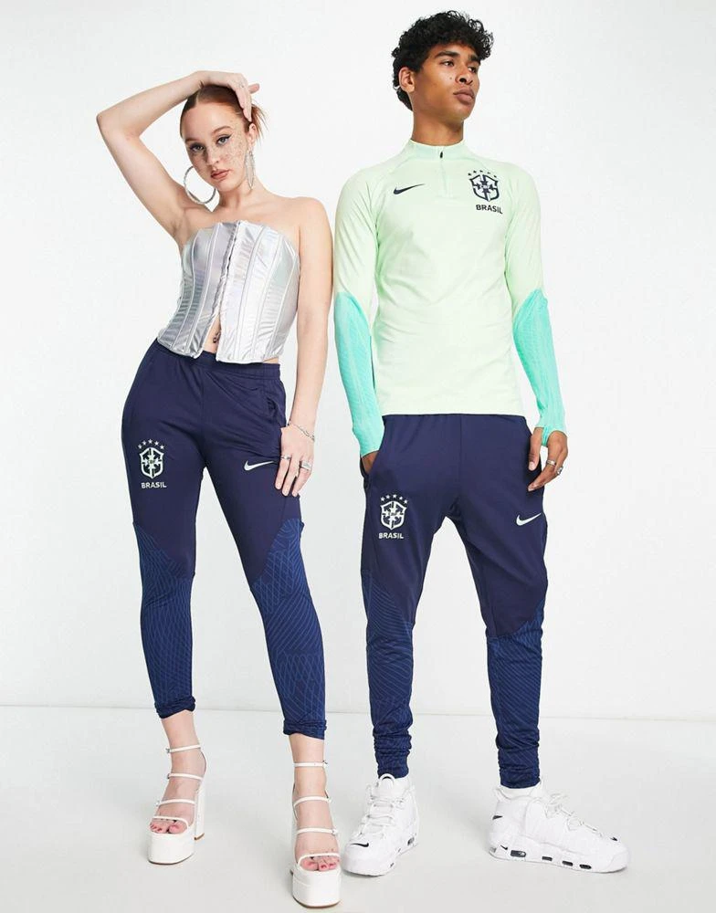 商品NIKE|Nike Football World Cup 2022 Brazil unisex joggers in dark navy,价格¥342,第3张图片详细描述