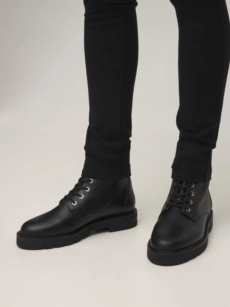 商品Stuart Weitzman|30mm Mila Lift Leather Ankle Boots,价格¥4366,第2张图片详细描述