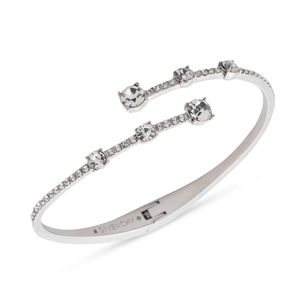 商品Givenchy|Crystal Pav&eacute; Bypass Bangle Bracelet,价格¥218,第1张图片