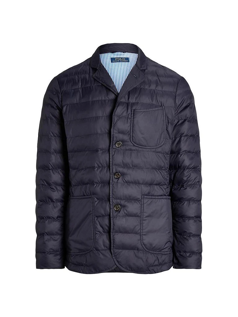 商品Ralph Lauren|Button-Front Long-Sleeve Puffer Jacket,价格¥1556,第1张图片