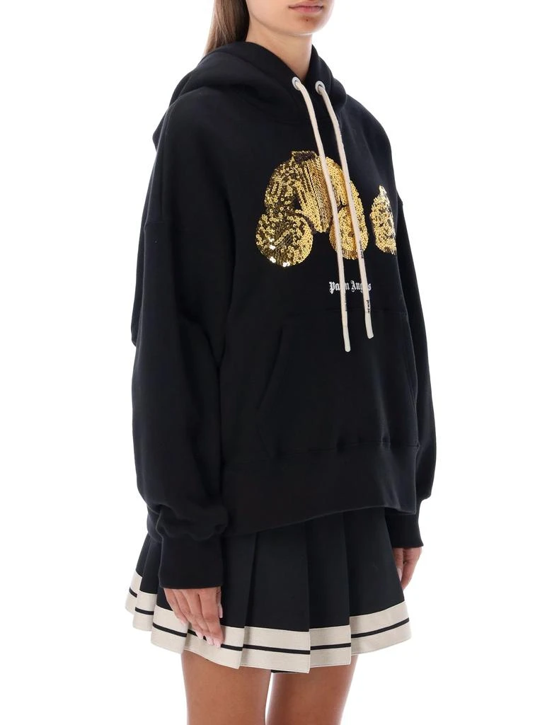 商品Palm Angels|Palm Angels Gold Sequins Bear Hoodie,价格¥5538,第2张图片详细描述