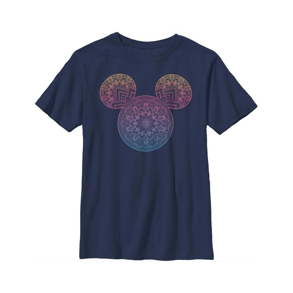 商品Disney|Boy's Mickey & Friends Mickey Mouse Mandala Silhouette  Child T-Shirt,价格¥202,第1张图片