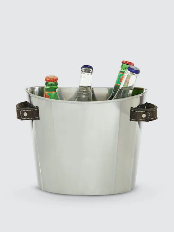 商品Graydon Living|Wine Bucket With Leather Handles,价格¥848,第1张图片