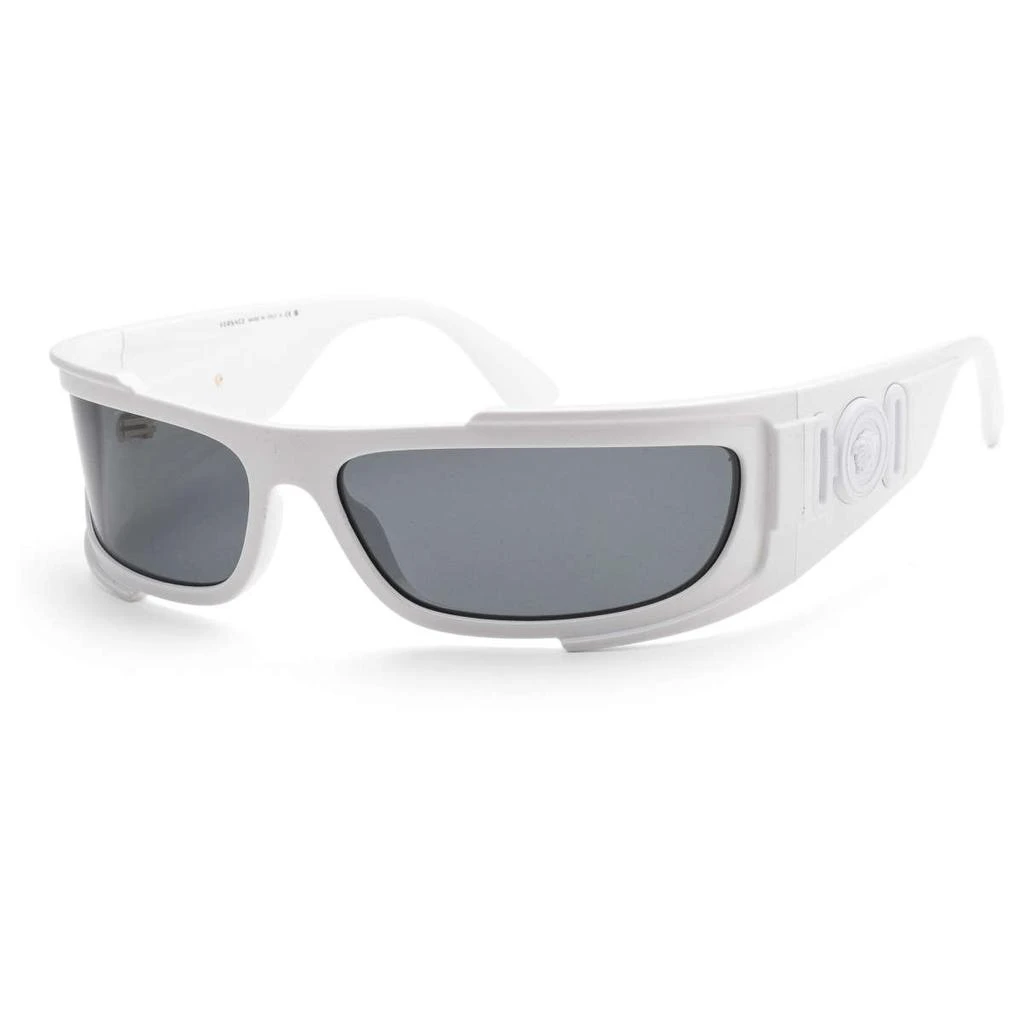 商品Versace|Versace Men's White Rectangular Sunglasses,价格¥821,第1张图片