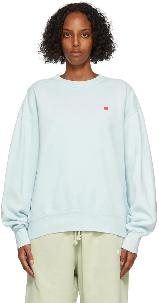 商品Acne Studios|Blue Tiny Patch Sweatshirt,价格¥1623,第1张图片