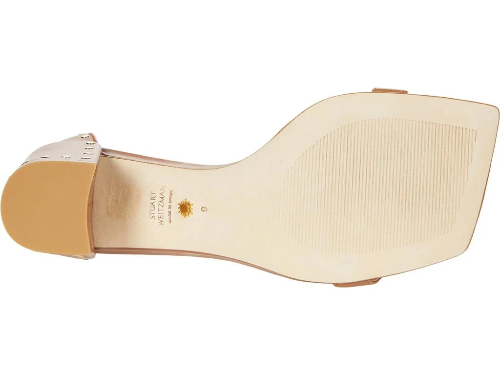 商品Stuart Weitzman|Simple Square Studs Sandal,价格¥974,第3张图片详细描述