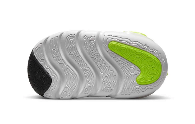 商品[国内直发] NIKE|Dynamo GO FlyEase 毛毛虫 舒适 防滑耐磨 低帮 运动休闲鞋 黑绿 婴幼童,价格¥211,第6张图片详细描述