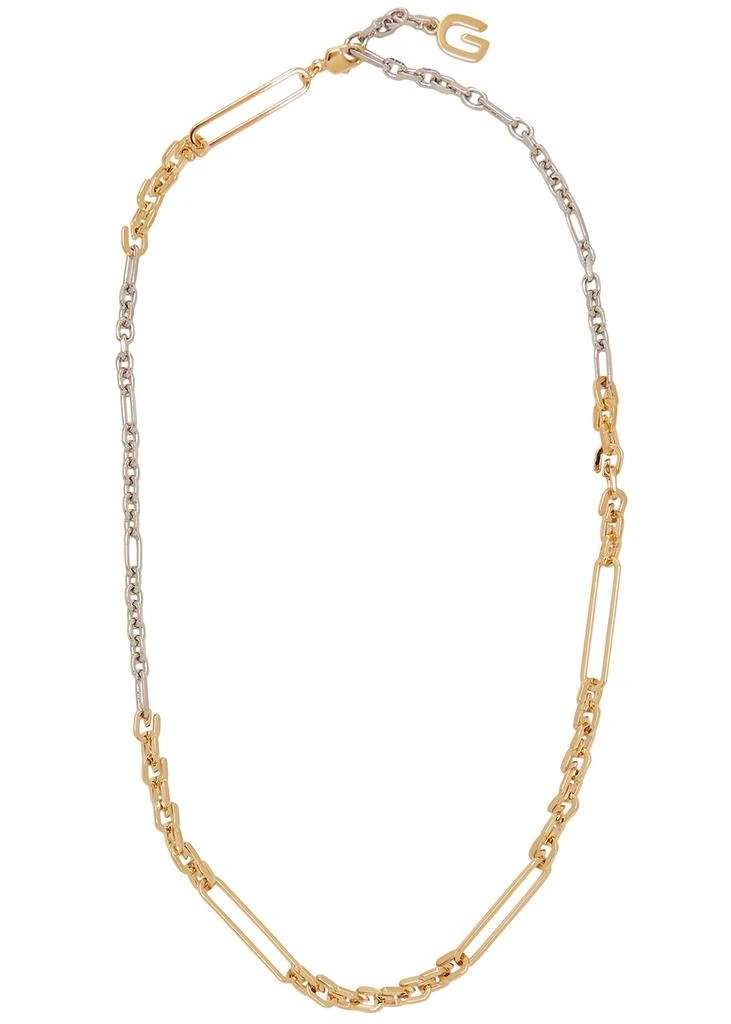 商品Givenchy|Gold and silver-tone chain necklace,价格¥2309,第1张图片