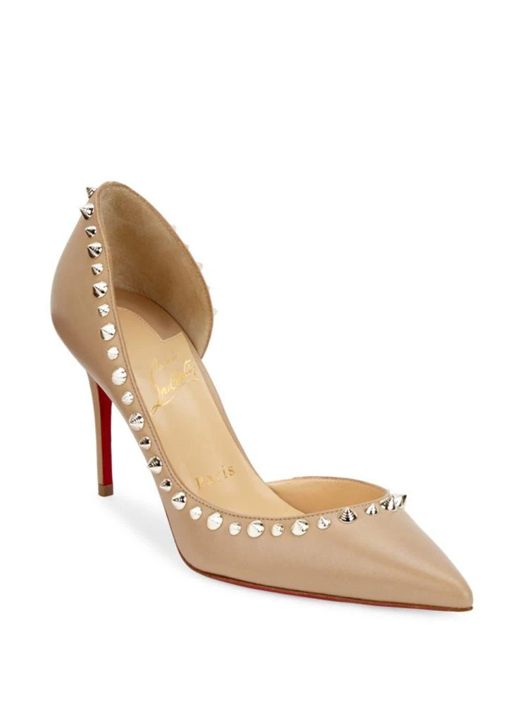 商品Christian Louboutin|Christian Louboutin - Irishell 85 Nappa Leather d'Orsay Pumps,价格¥6311,第1张图片