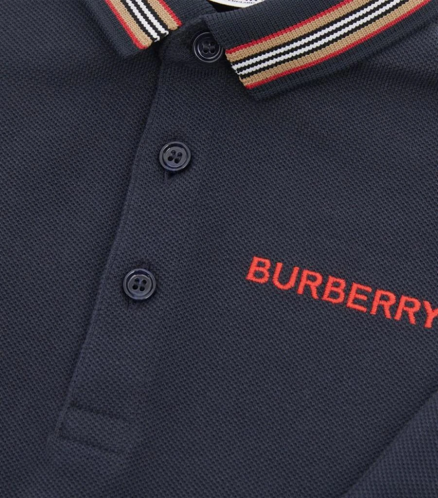 商品Burberry|Long-Sleeved Polo Shirt (6-24 Months),价格¥1468,第5张图片详细描述